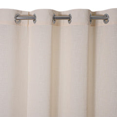 ShadeKart by Dzire Decor - Linen Sheer - Cream (Pack of 1) - for Door / Window