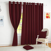 ShadeKart by Dzire Decor - Blackout Curtain – Dark Brown - for Door/Window