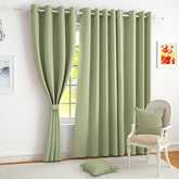 ShadeKart by Dzire Decor - Blackout Curtain for Door / Window – Light Green