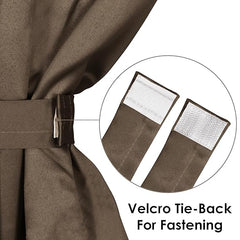 ShadeKart by Dzire Decor Blackout Curtain β Copper Brown - for Door/Window