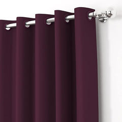 ShadeKart by - Dzire Decor Blackout Window Curtain – Purple - for Door/Window