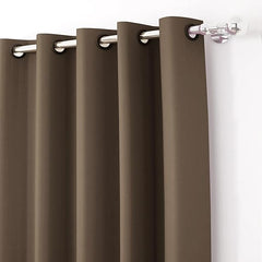ShadeKart by Dzire Decor Blackout Curtain – Copper Brown - for Door/Window