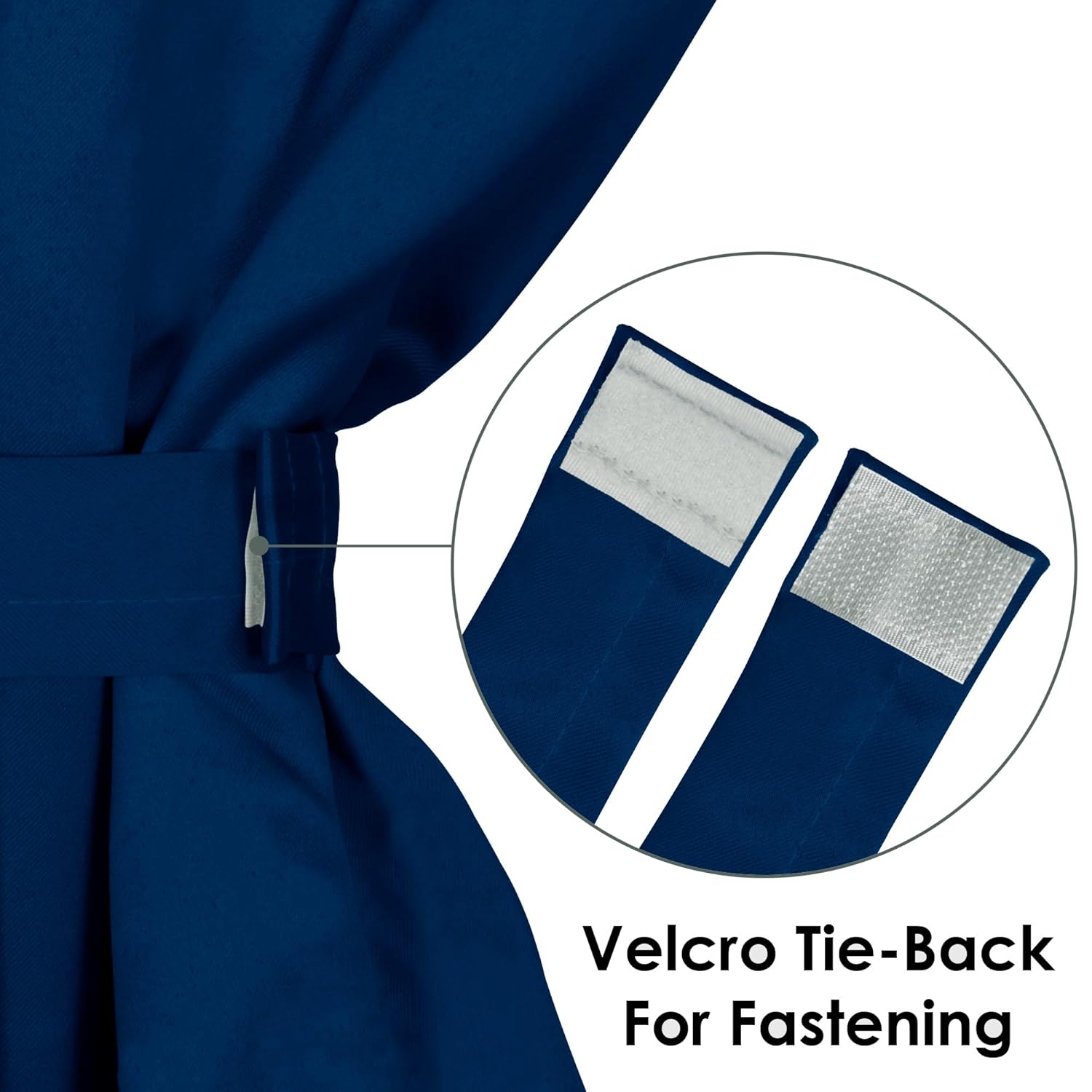 ShadeKart by Dzire Decor - Blackout Curtain – Navy Blue - for Door/Window