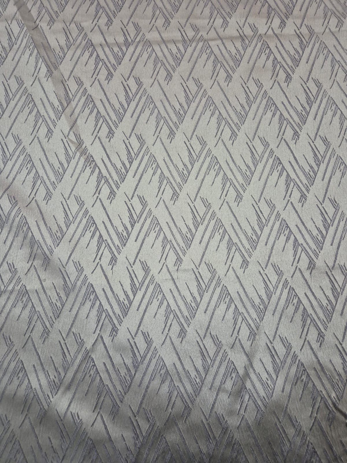 ShadeKart by Dzire Decor - Jacquard - Self Texture/Design - Light Grey - Polyester for Door / Window